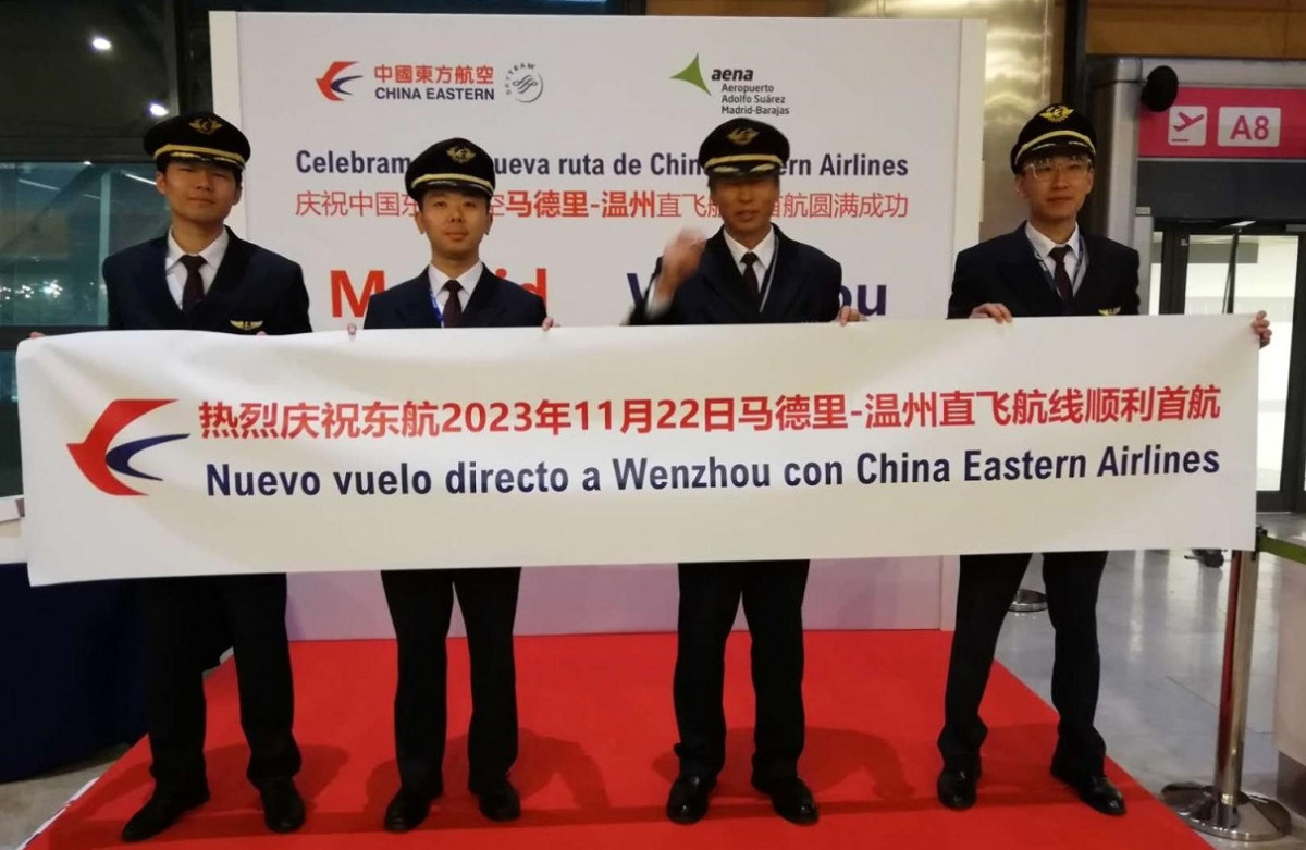 Madrid-Barajas estrena nueva ruta con China operada por China Eastern