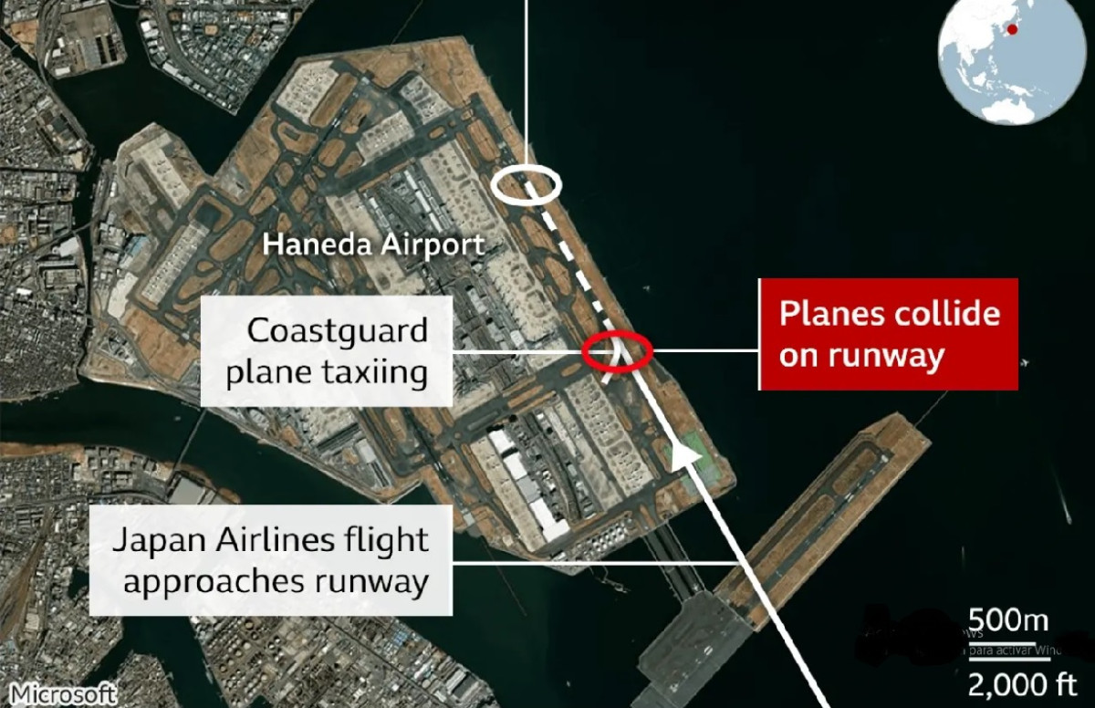 Investigación del mortal choque en el aeropuerto de Tokio-Haneda