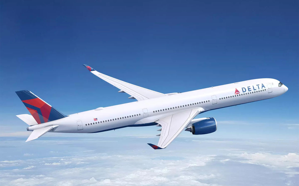 Delta incorporará a la flota 20 aviones Airbus 350-1000