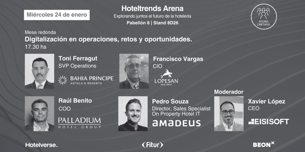 Hoteltrends Arena reúne a debate en Fitur a reconocidos expertos del sector