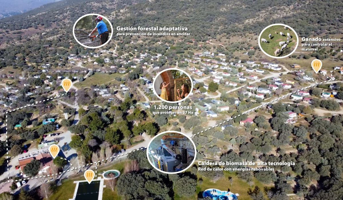 Proyecto pionero de turismo regenerativo en Europa en un camping de Madrid