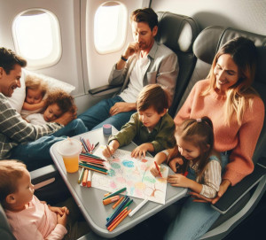 En un vuelo, ¿quiénes molestan más, los adultos o los niños?