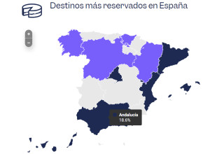 La buena racha de reservas anticipadas de hotel en España se frena