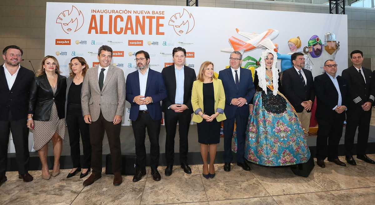 EasyJet inaugura en Alicante su cuarta base en España con 10 rutas