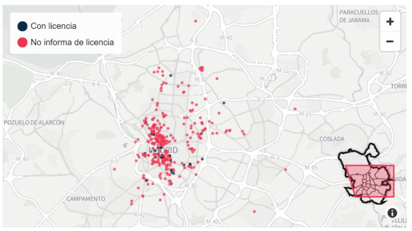 Supercaseros de Airbnb gestionan centenares de pisos en Madrid sin licencia