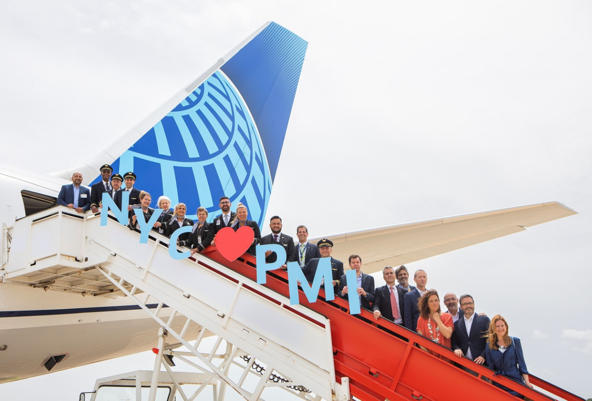 United Airlines regresa a Mallorca con la ruta a Nueva York y más plazas