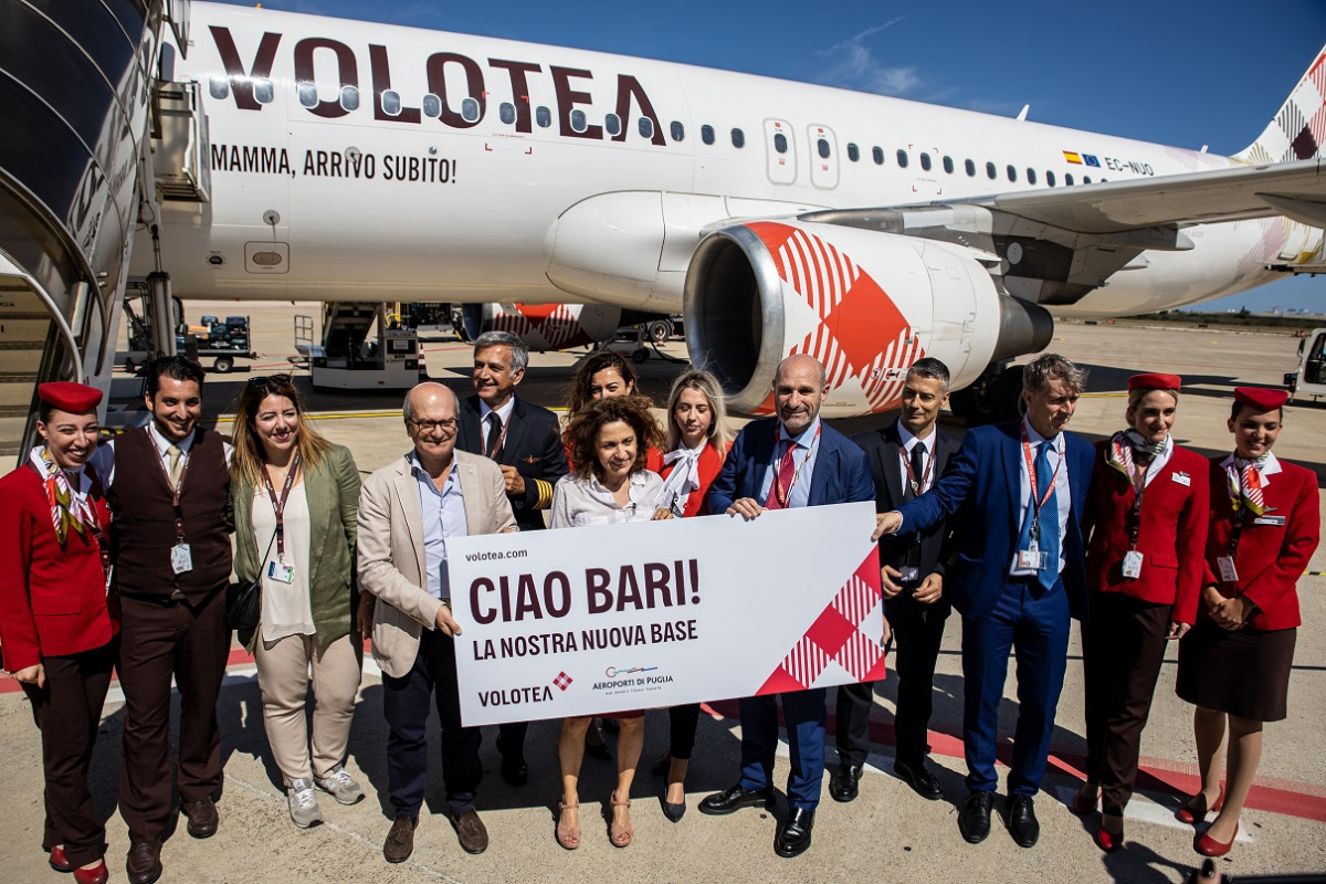 Volotea se consolida en Italia con una octava base y la 21 de su red
