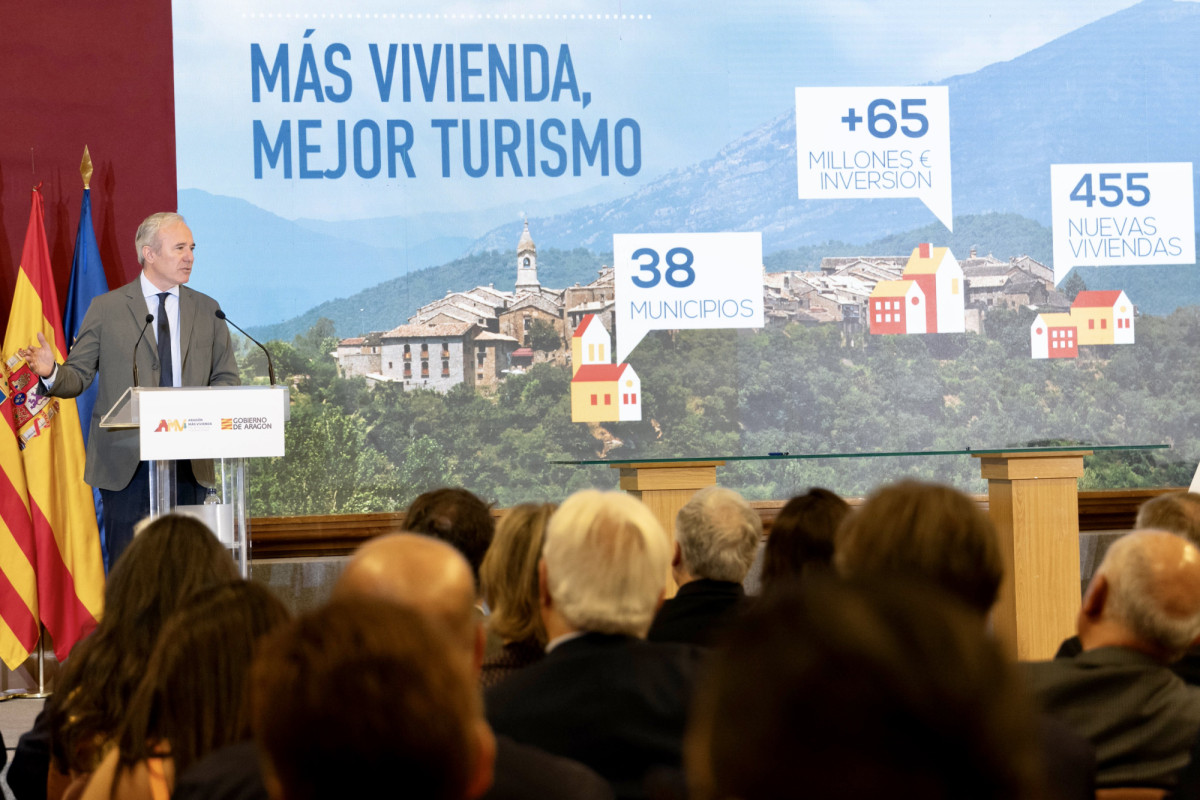 Aragón invertirá 65 M€ en viviendas asequibles para trabajadores de turismo