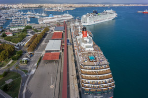 Crece la cifra cruceristas un 7% desde enero, con un 3,3% menos barcos