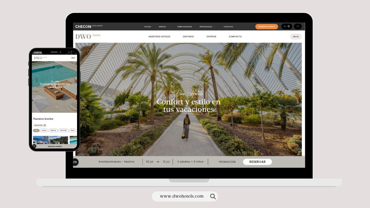 Checkin Hotels cambia de imagen y presenta su nueva estrategia digital 