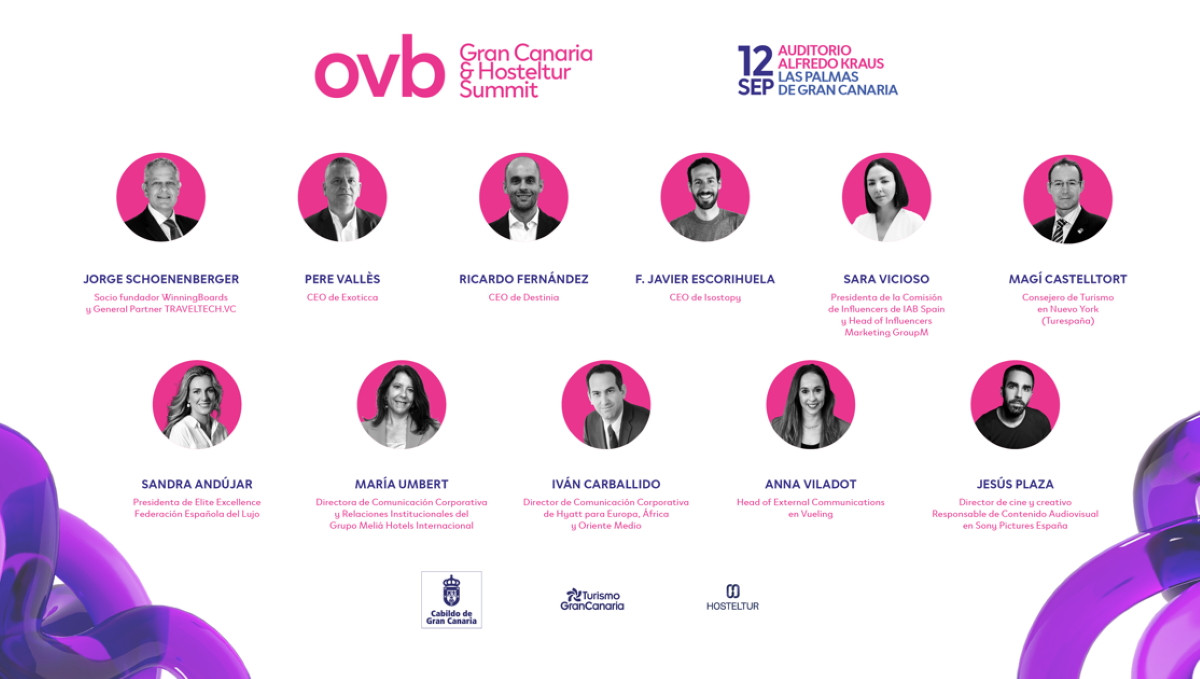 ¿Quiénes son los ponentes del Overbooking Gran Canaria & Hosteltur Summit?