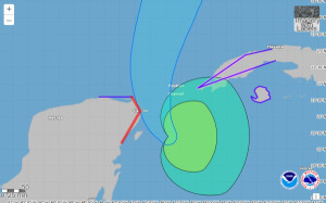 La tormenta Helene se fortalece: avanza hacia Riviera Maya y Cancún