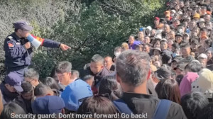 Atasco gigante de 100.000 turistas en la Gran Muralla China