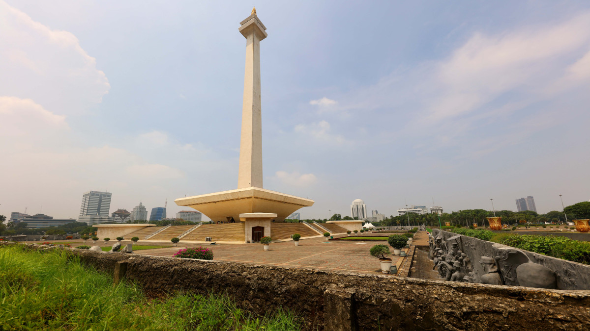 Plaza Merdeka en Yakarta, Indonesia 