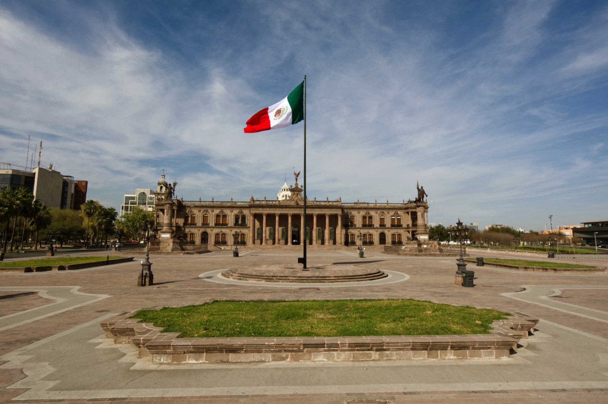 Macroplaza de Monterrey, en México 