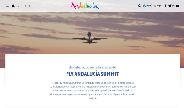 FlyAndalucia Summit reúne al sector aéreo este lunes en Sevilla