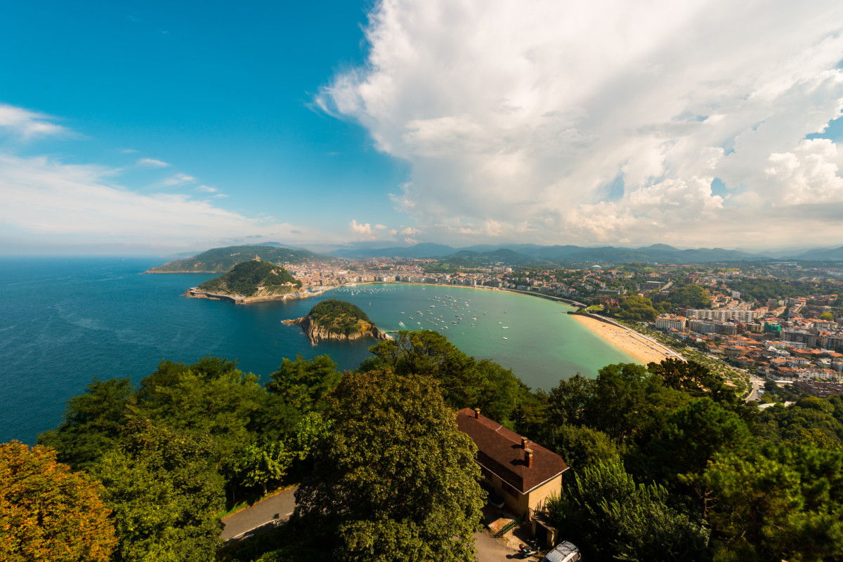 Vistas desde el Mirador del Monte Igueldo, San Sebastián 