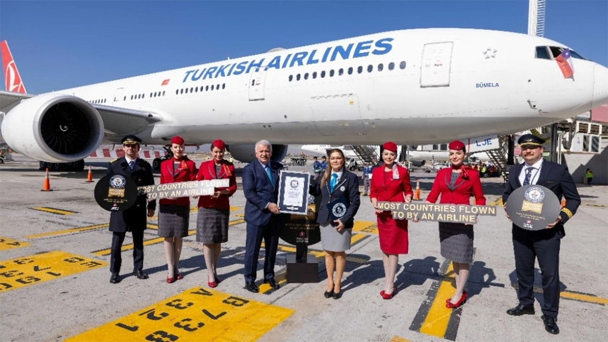 Las 131 razones por las que Turkish Airlines ha entrado en el Guiness