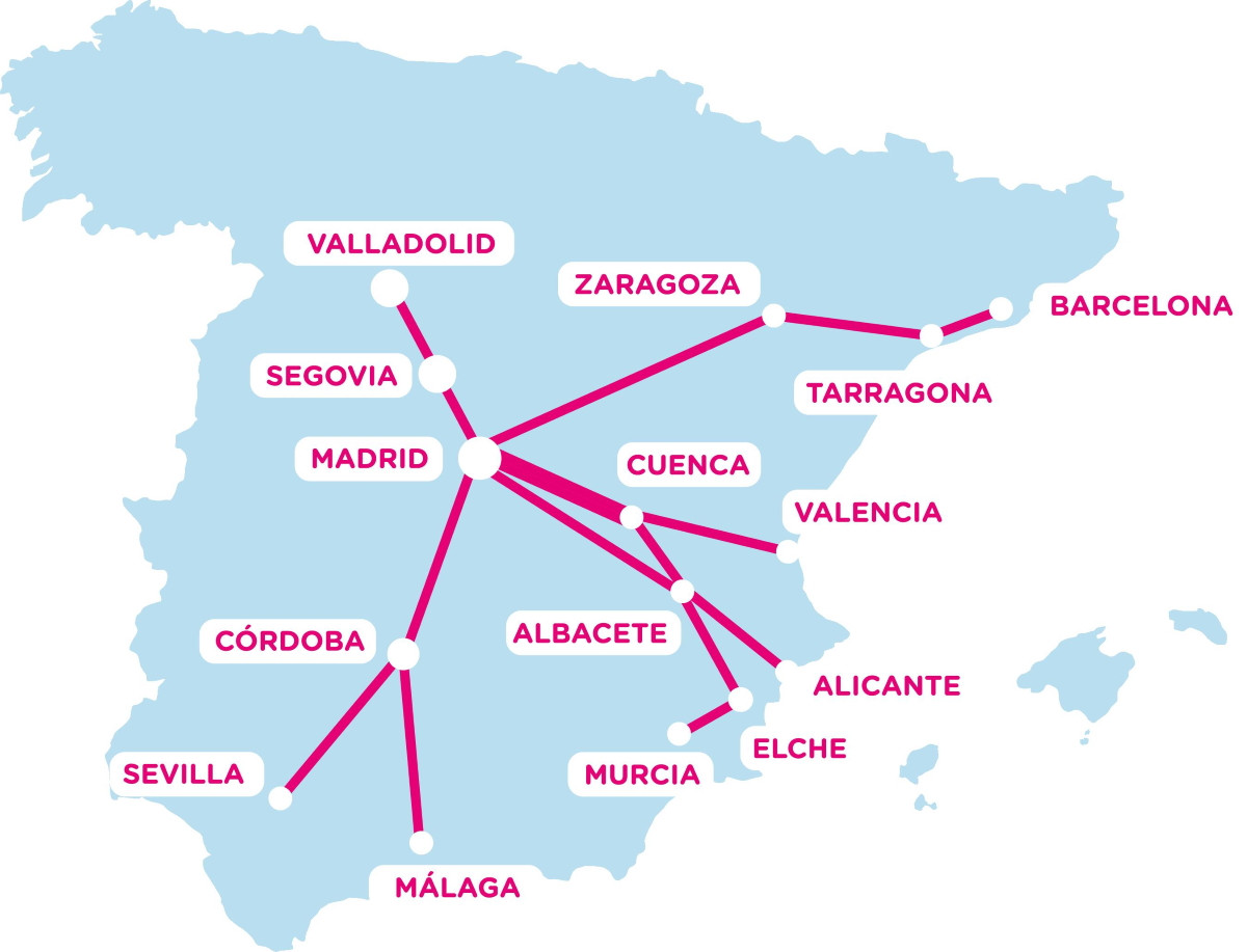 Ouigo se estrena en Andalucía y une 3 destinos con Madrid desde el jueve