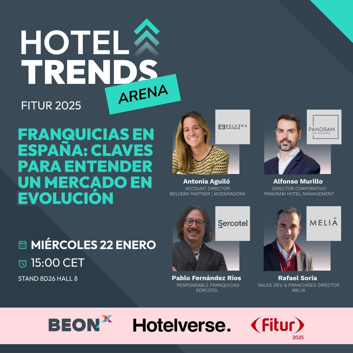 Las franquicias hoteleras como mercado en evolución, a debate en Sercotel