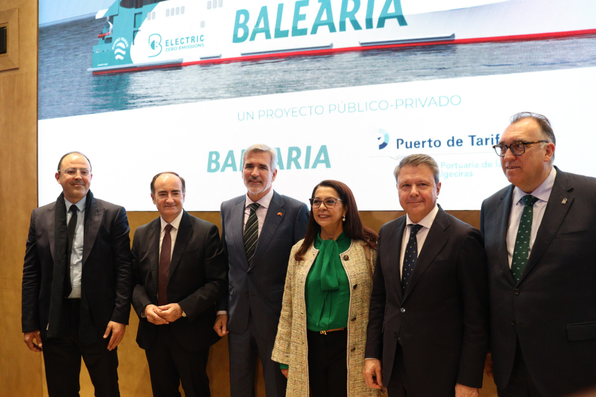 Baleària: 0 emisiones y puertos electrificados en ruta Tarifa-Tánger