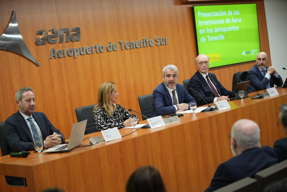 Aena invertirá 1.000 M € en los aeropuertos canarios (800 M € en Tenerife)