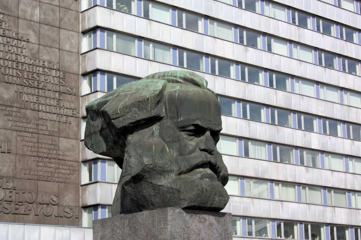 Monumento a Karl Marx en Chemnitz (Alemania) 