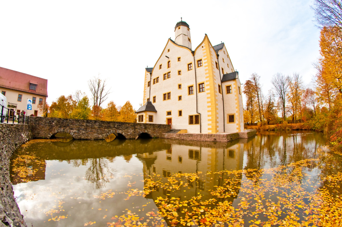 Castillo de Klaffenbach en Chemnitz (Alemania) 