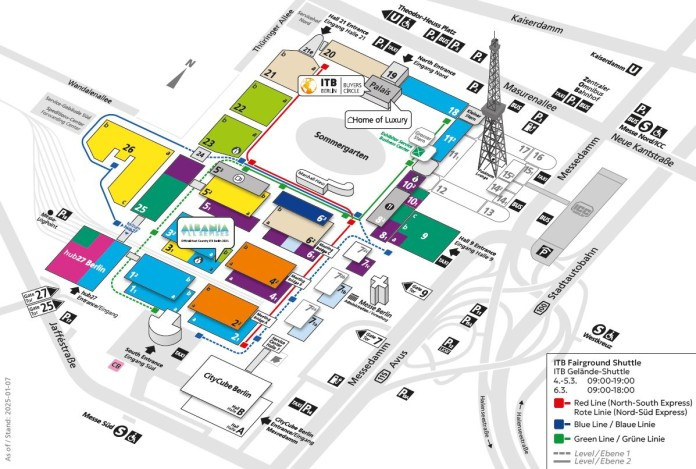 ITB Berlin 2025 Mapa 