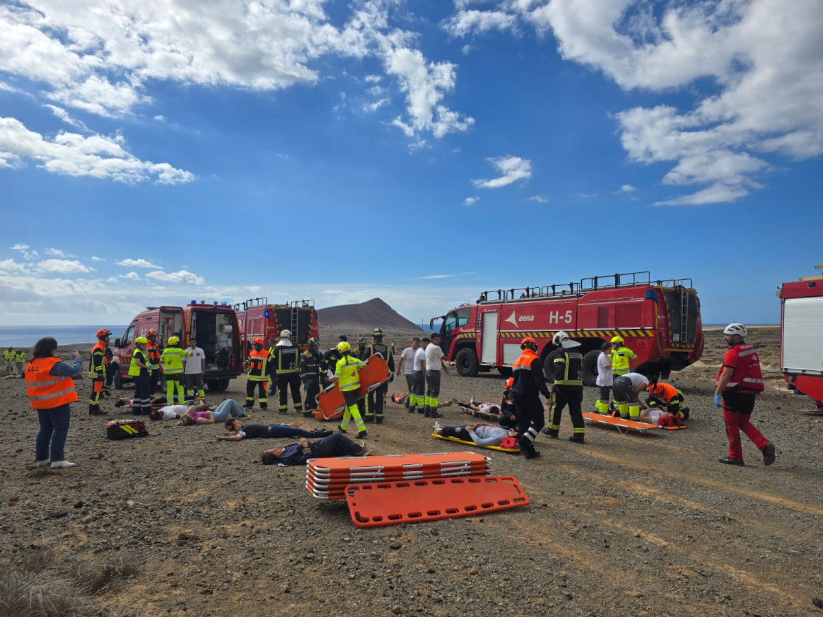 Simulacro en Tenerife: el accidente de un Embraer que nunca tuvo lugar