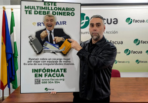 Facua denuncia los "fraudes masivos" de Ryanair en una campaña