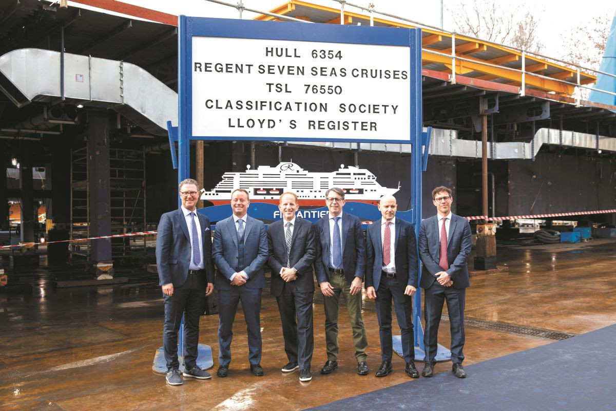 Regent Seven Seas coloca la quilla del Seven Seas Prestige en Fincantieri