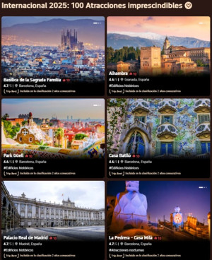 Las atracciones top más visitadas de Europa: dos son españolas