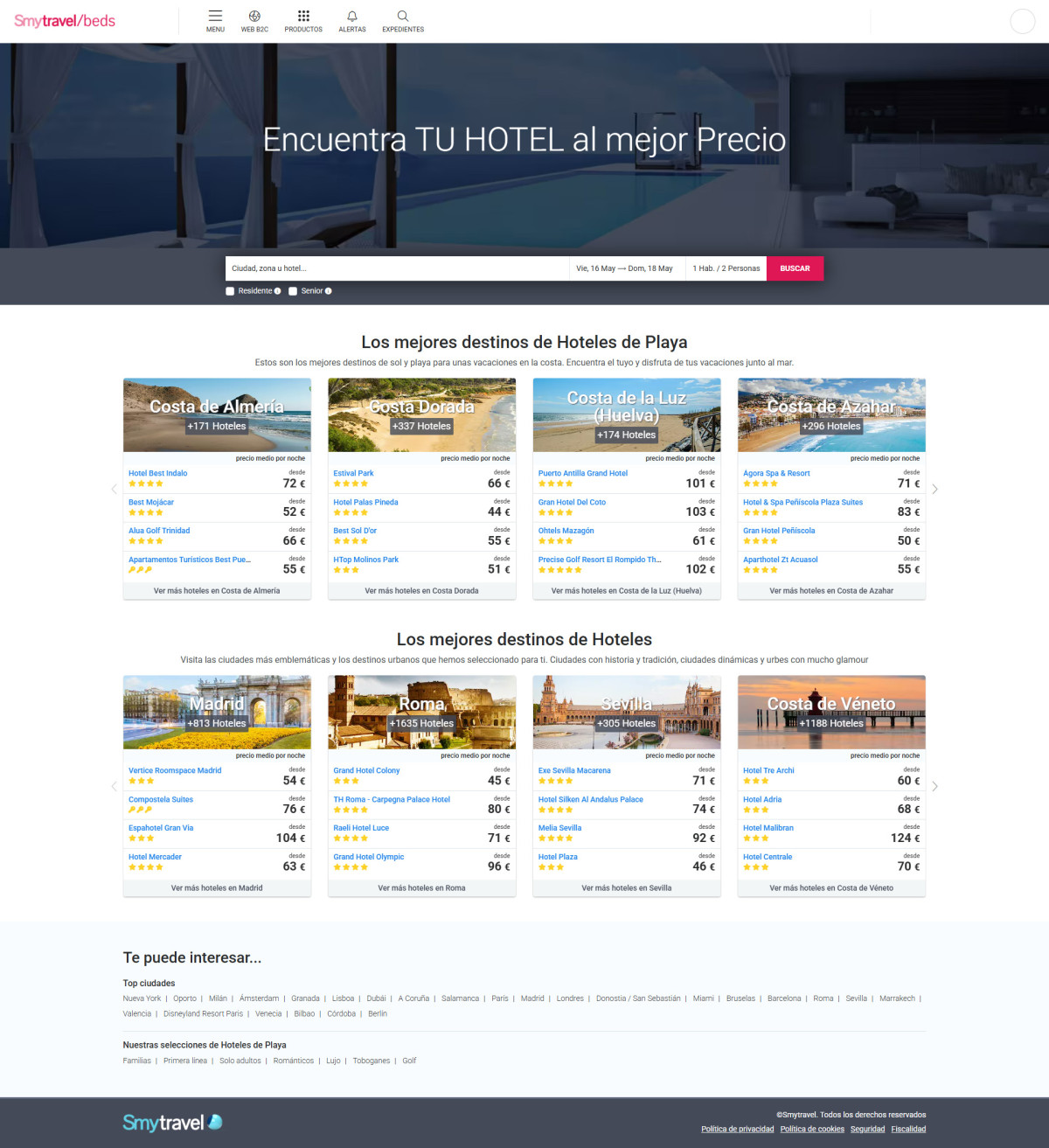 ¿Por qué Smytravel/beds es la mejor opción para tu agencia?