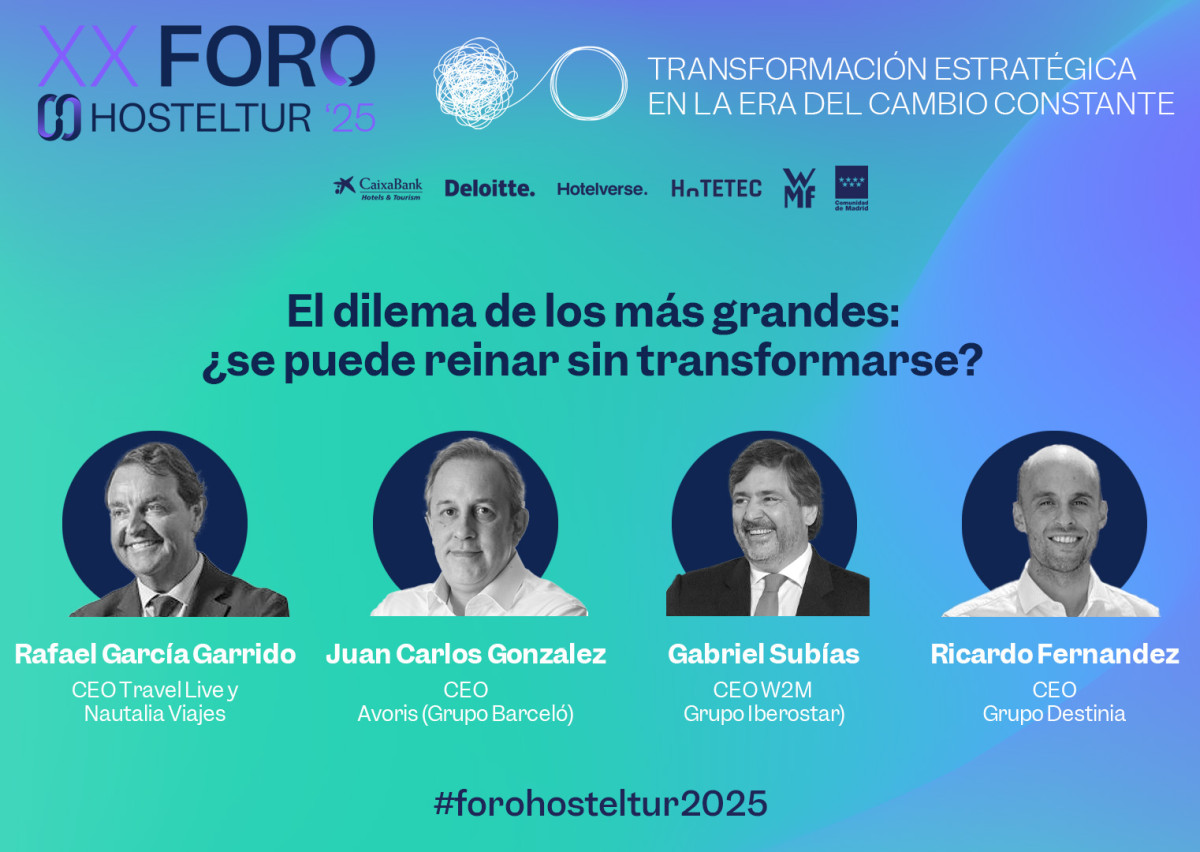 Los líderes de los mayores grupos verticales, en el Foro Hosteltur