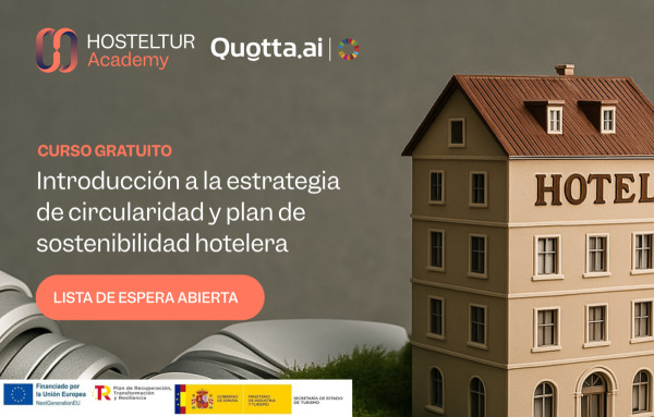 Formación gratuita para hoteles: IA y circularidad para hoteles sostenibles
