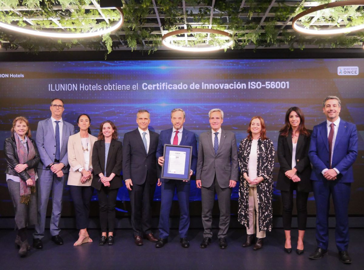 Ilunion Hotels, pionera en certificar su gestión de la innovación con AENOR
