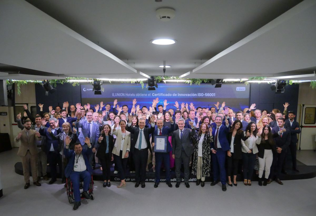 Ilunion Hotels, pionera en certificar su gestión de la innovación con AENOR