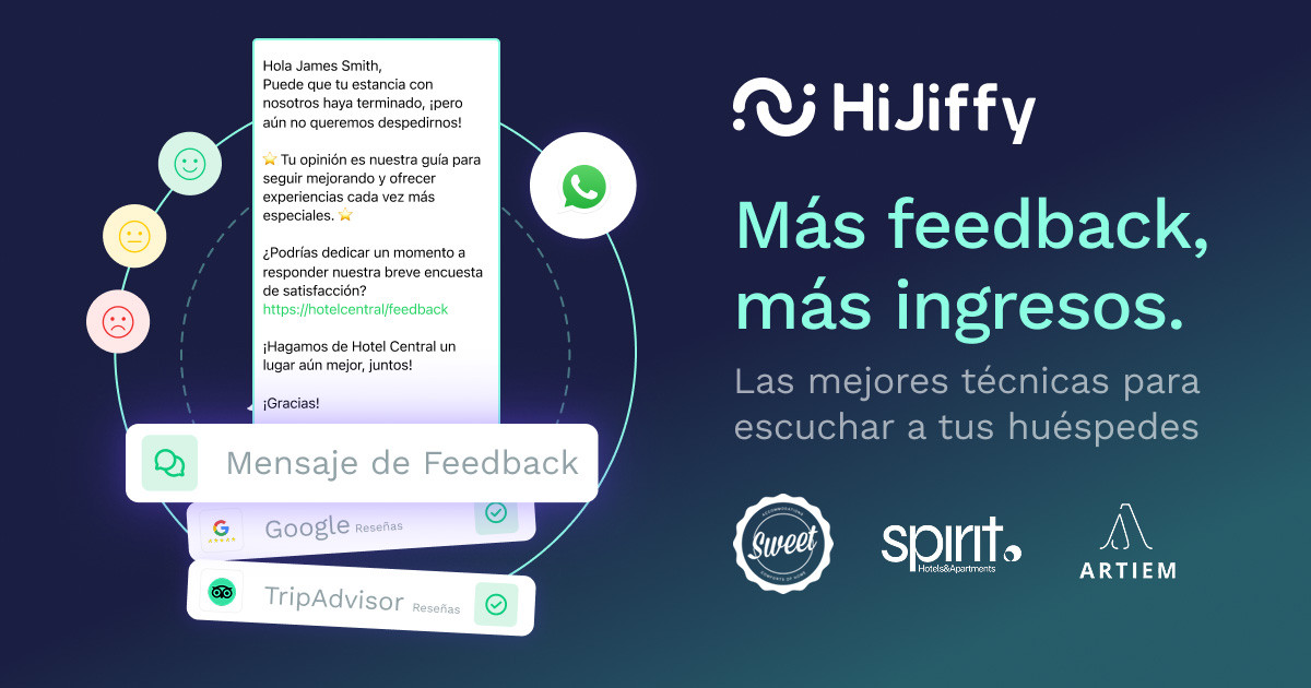 Aprende a escuchar a tus huéspedes: más feedback, más ingresos