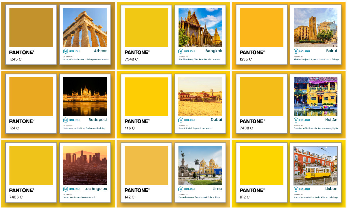¿Puede un destino de viaje tener un color especial?