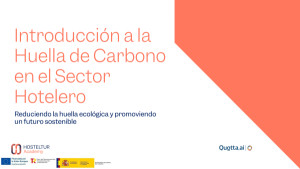 Nuevo curso gratuito Quotta.ai: Huella de carbono en el sector hotelero