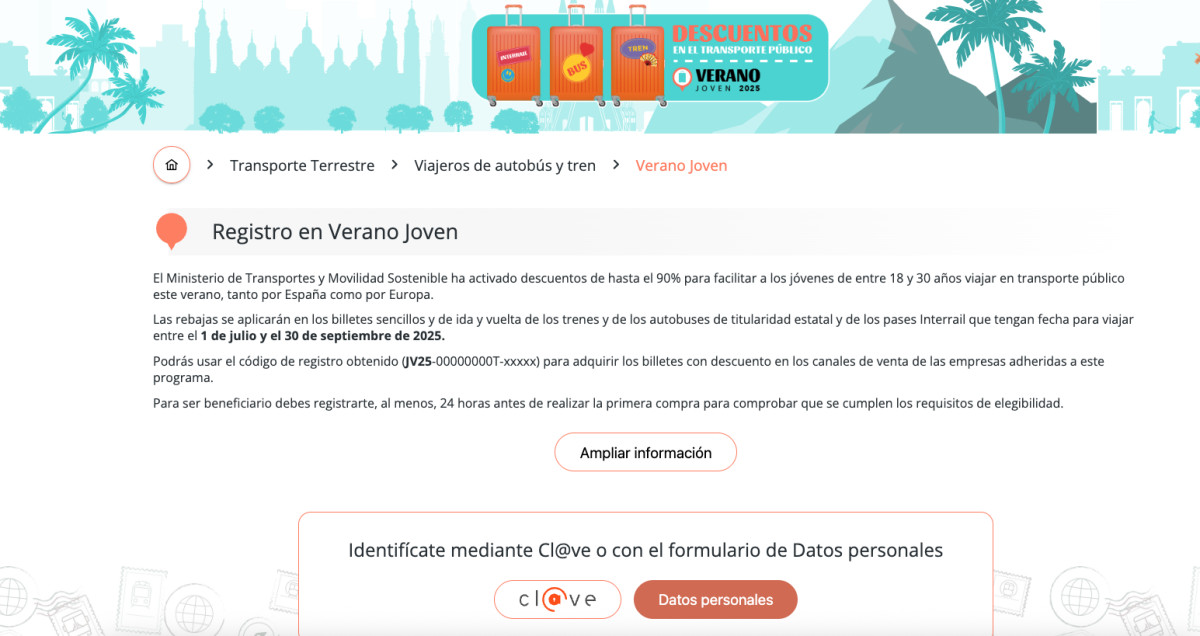 Bono Verano Joven 2025: ¿cómo y quién puede solicitarlo?