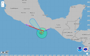 El huracán Erick, de categoría 3, amenaza Acapulco