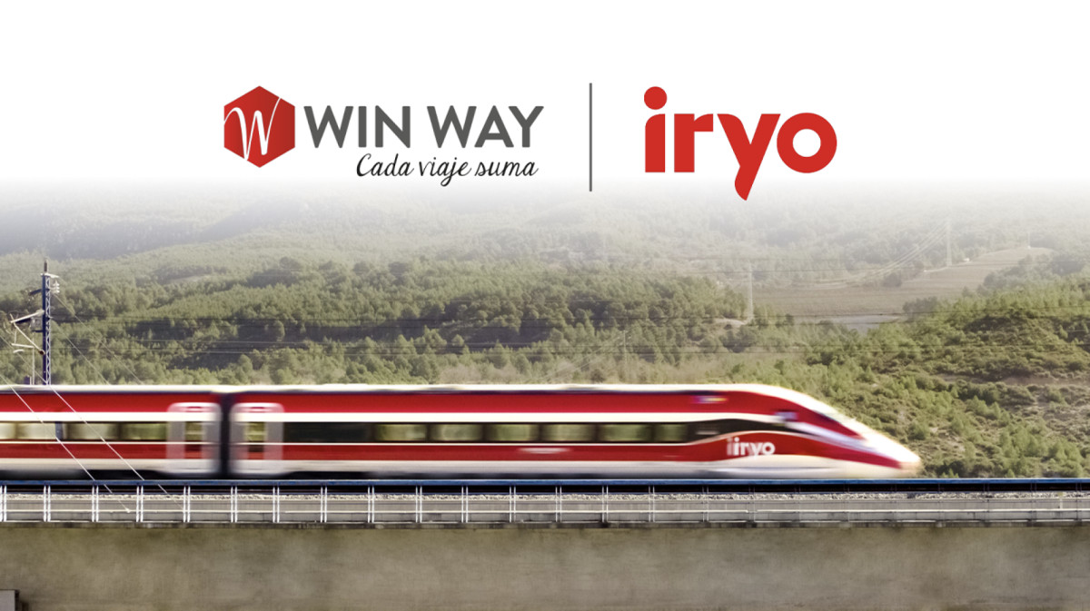 Iryo se suma al programa de fidelización de agentes de viajes Win Way