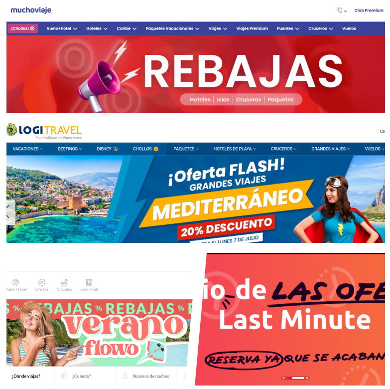 Las grandes OTA despliegan su artillería de rebajas de última hora 