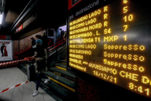 Una huelga ferroviaria en Italia paraliza trenes en todo el país