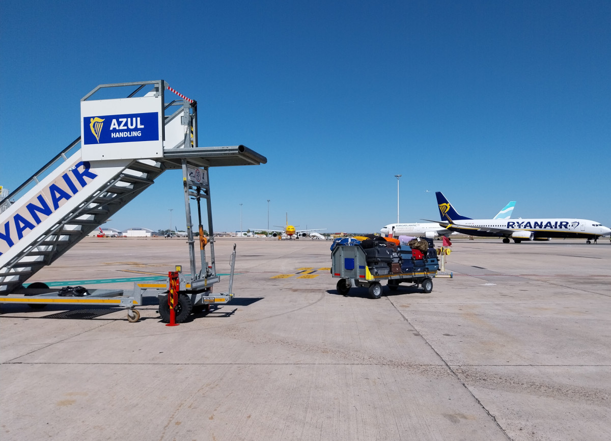Servicios mínimos este puente en la huelga de personal de tierra de Ryanair