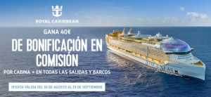 Royal Caribbean premia a las agencias con 40€ extra por reserva