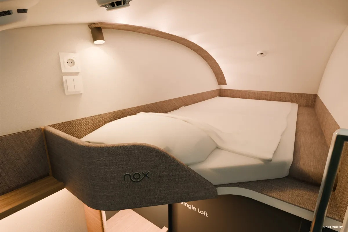 Así son por dentro las cabinas de Nox, el tren nocturno que llegará a Barce