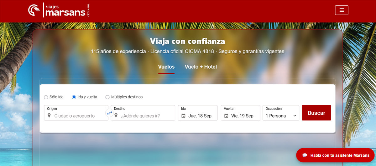 Nueva estructura de Marsans: lo único que se mantiene es la marca